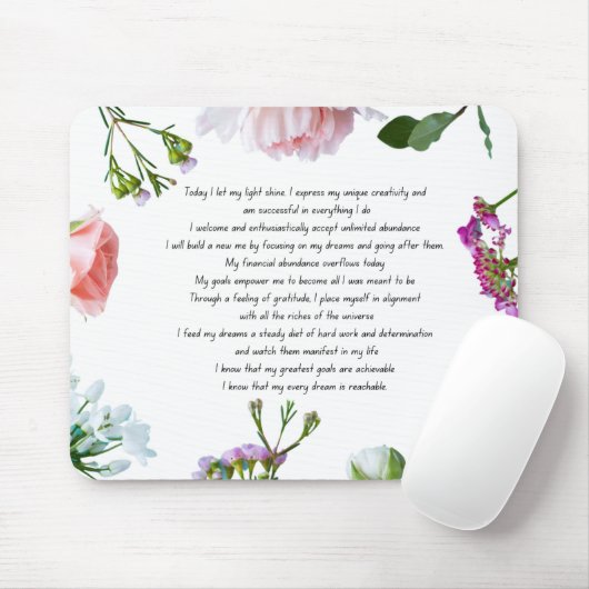 Wet inzake onttrekkingsdichtheid gebeden muismat (Met muis)