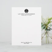 WET-KANTOOR | Elegant Briefhoofd (Staand voorkant)