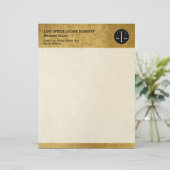 WET-KANTOOR | Elegant Briefhoofd Sjabloon (Staand voorkant)