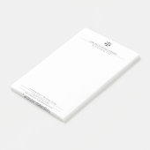 WET-KANTOOR | Elegant Post-it® Notes (Schuin)
