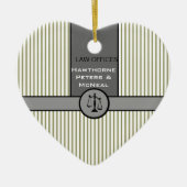 Wet Kantoor Procureur Recht Schaal Aangepast recht Keramisch Ornament (Voorkant)