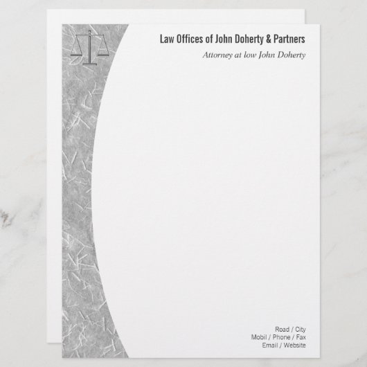 WET OFFICES Letterhead Custom Briefhoofd (Voorkant / Achterkant)