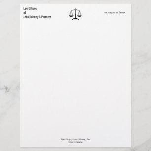 WET OFFICES Letterhead Gepersonaliseerd Briefhoofd