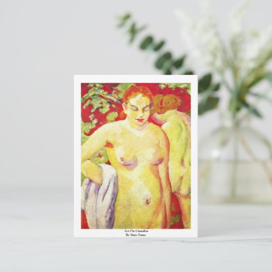 Wet op Cinnabar door Marc Franz Briefkaart (Staand voorkant)