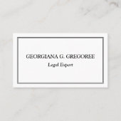 Wet op de mens en de dapper - Professioneel Visite Visitekaartje (Voorkant)