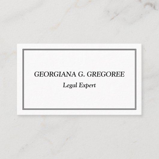 Wet op de mens en de dapper - Professioneel Visite Visitekaartje (Voorkant)