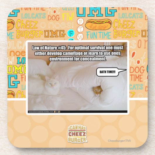 Wet op de Natuur #45 Onderzetter (Voorkant)