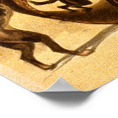 Wet op de opleiding van honden 1899 -  Circus Act Poster (Hoek)