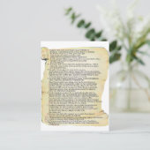 wet op de rechten briefkaart (Staand voorkant)