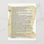 wet op de rechten briefkaart (Voorkant)