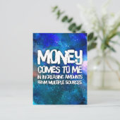 Wet op het aantrekken van geldtransporten briefkaart (Staand voorkant)