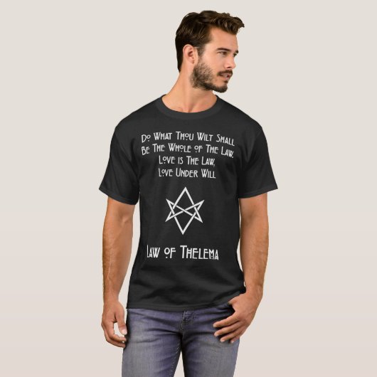 Wet op het occult Shirt van theelema (Voorkant volledig)