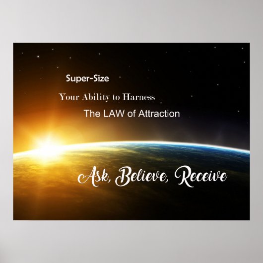Wet op het Poster van aantrekking (Voorkant)