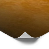 Wet op rijkdom gewonnen door uw acties Oranje Poster (Hoek)