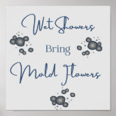 Wet Showers Funny Bathroom Poster (Voorkant)