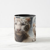 Wet Tiger Cubs Coffee Mug Mok (Midden)