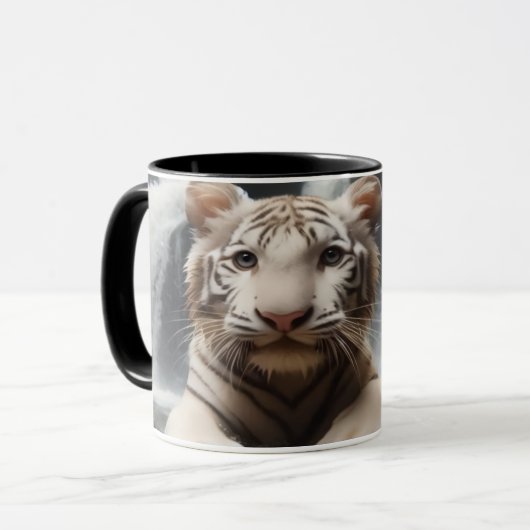 Wet Tiger Cubs Coffee Mug Mok (Voorkant links)