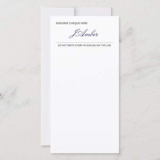 Wet van aantrekking Elegante gouden overvloed cheq (Achterkant)