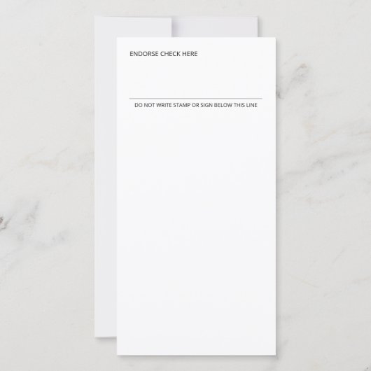 Wet van Aantrekking Gold Abundance Check Flat Kaar (Achterkant)