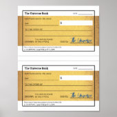 Wet van Aantrekkingskracht Blanco Afdrukbare Goude Poster (Voorkant)