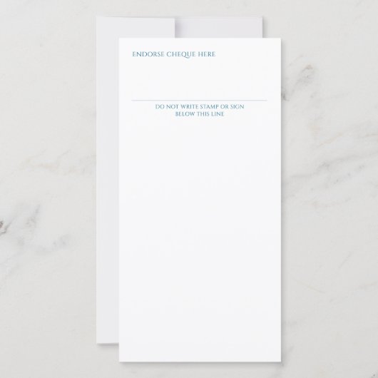 Wet van aantrekkingskracht Blue Blank Abundance Ch (Achterkant)