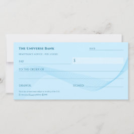 Wet van aantrekkingskracht Blue Blank Abundance Ch