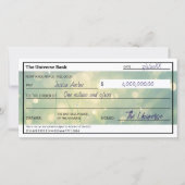 Wet van Aantrekkingskracht Green Abundance Check F (Voorkant)