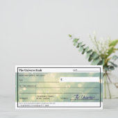 Wet van Aantrekkingskracht Green Abundance Check F (Staand voorkant)