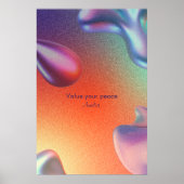 Wet van Aantrekkingskracht Inspirerend Aura Quote Poster (Voorkant)