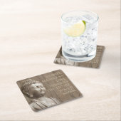 Wet van aantrekkingskracht Inspirerende Boeddha Qu Kartonnen Onderzetters (Insitu)