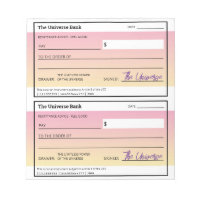 Wet van Aantrekkingskracht Roze Gradiënt Blank Che