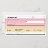 Wet van Aantrekkingskracht Schattige Roze Check Fl (Voorkant)