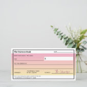 Wet van Aantrekkingskracht Schattige Roze Check Fl (Staand voorkant)