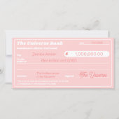 Wet van Aantrekkingskracht Schattigee Roze Manifes (Voorkant)