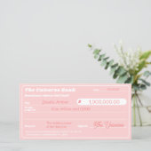 Wet van Aantrekkingskracht Schattigee Roze Manifes (Staand voorkant)