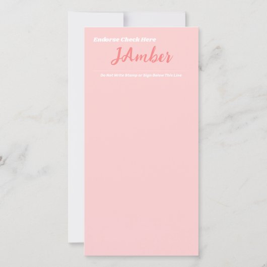 Wet van Aantrekkingskracht Schattigee Roze Manifes (Achterkant)