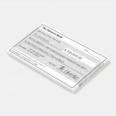 Wet van Aantrekkingskracht Zilveren Glitter Girly  Post-it® Notes (Schuin)