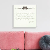 Wet van Attractie Boeddha Wall Art Canvas Afdruk (Insitu (Woonkamer))