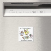 Wet van Attractie Cartoon Magnet (Insitu (Vaatwasser))