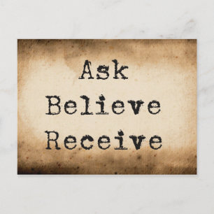 Wet van de Onttrekkings Manifestende Overvloed Briefkaart