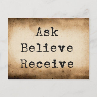 Wet van de Onttrekkings Manifestende Overvloed Briefkaart