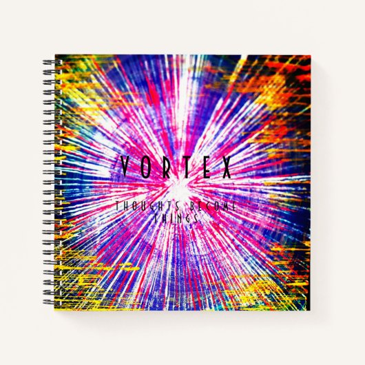 Wet van het Aantrekblad / Dagboek , Vortex Diary Notitieboek (Voorkant)