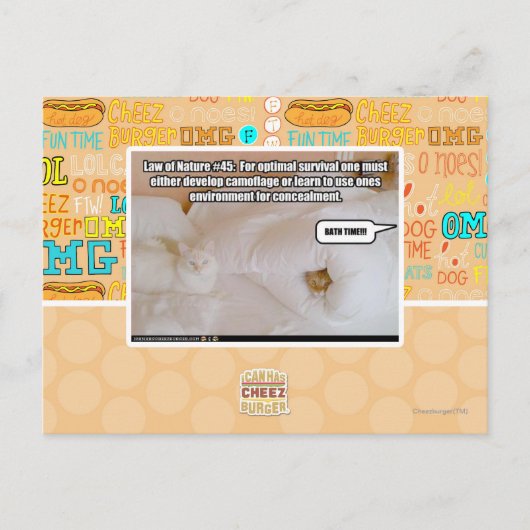 Wet van Natuur #45 Briefkaart (Voorkant)