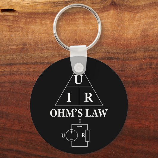 Wet van Ohm Sleutelhanger (Voorkant)