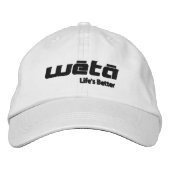 Weta Fun. Fast. Easy Hat Geborduurde Pet (Voorkant)