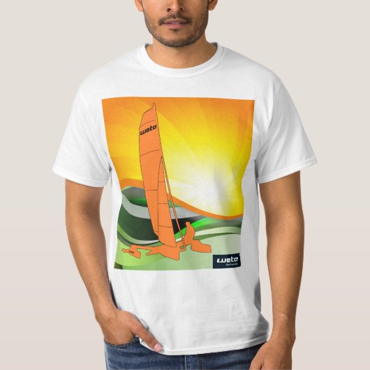 Weta Fun. Snel. Eenvoudige T-shirt (Voorkant)