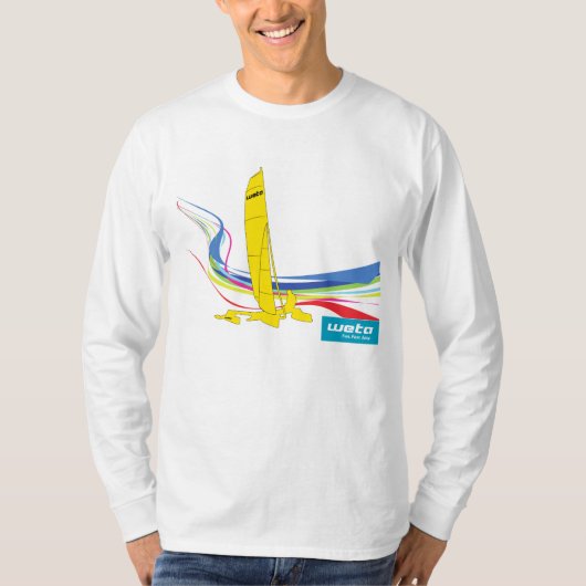 Weta Trimaran-ontwerp voor T-shirt met lange sleev (Voorkant)
