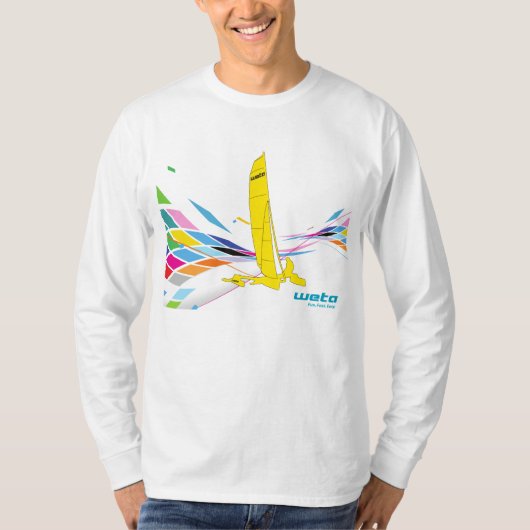 Weta Trimaran-ontwerp voor T-shirt met lange sleev (Voorkant)