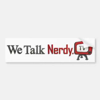 WeTalkNerdy.tv-Bumpersticker Bumpersticker