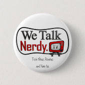 WeTalkNerdy.tv Logo Button (Voorkant)